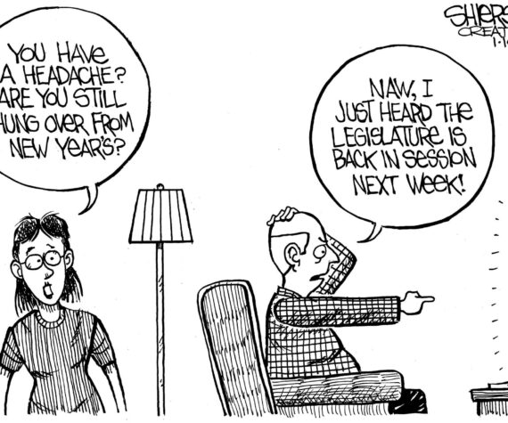 Cartoon by Frank Shiers