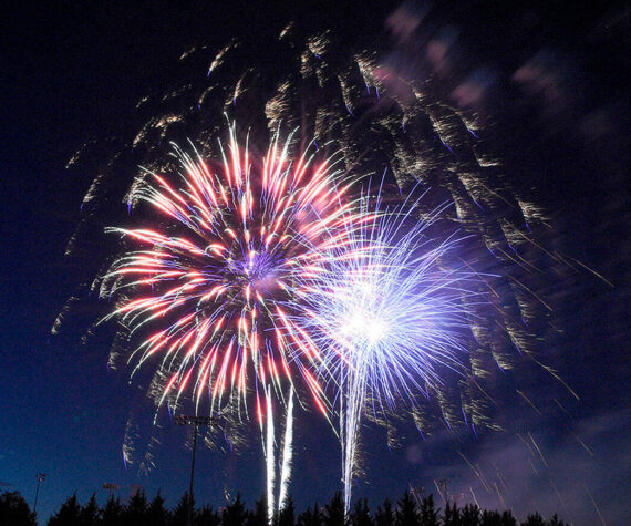 The use and sale of consumer fireworks are prohibited in the unincorporated areas of King County, but several cities in the county host a professional fireworks show for the public on July 4. File photo
